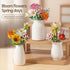 12 Set, PCS Prefilled Easter Eggs with Flower Building Blocks Easter Basket Stuffers Fillers for Teens Kids Girls Boys