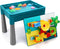 Double Sided Kids Activity Table with Storage - All-in-1 Multi Activity Table, 105pcs Marble Run Building Blocks