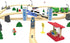 Set 2-Level Z MAYABBO Wooden Train Accessories Wood Railway Bridge for Railroad Tracks, Overpass Compatible for All