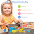 1-3,Wooden 3-5,Preschool Montessori Fishing Game for Toddler Magnetic Fishing Game,Early Educational-Shape & Color