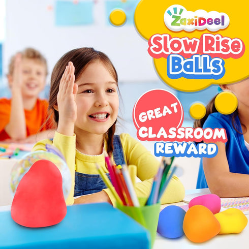 24 Pack Squishy Stress Balls for Kids - Dough Squishy Fidget Toys for Anxiety Relief, Classroom Prize Party Favors Bulk