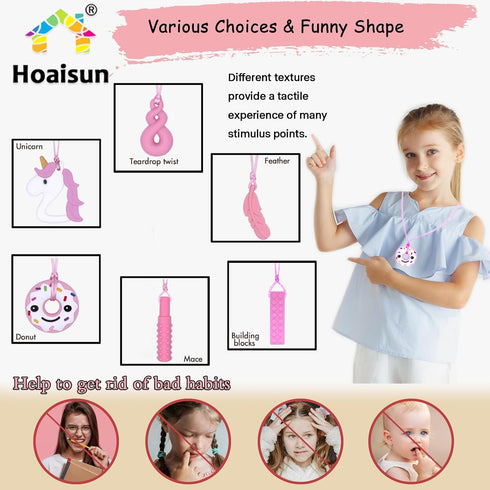 Hoaisun 12pack Chewy Necklace senosry