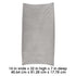 Gray Ribbed Minky Boppy Changing Pad Cover for Ultimate Comfort