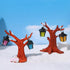 HOMICO 35 Pieces Luminous Dollhouse Lights - Fake LED Lights for Crafts, Christmas Decorations, Resin Tiny Lights, Mini