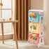 BAIODNB 3-Tier Rolling Cart, Toy Storage Organizer Utility Rolling Cart with Universal Wheels, Doll Activity Rack Shelf