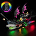 LED Lighting Kit for Lego 71469 Nightmare Shark Ship, Compatible with Building Block Models (Remote Control Version)
