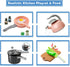 Bruvoalon 67Pcs Kids Play Kitchen Toys Set, Pretend Cooking Playset with Pots, Pans, Utensils, Foods, Learning Gift for