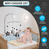 35 3 FEISIKE Baby Crib Mobile, Crib Toys Hanging with Lullabies, Modes Digital Musical BoxTurn Only, Music Only, Turn
