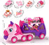 2 3 2-4, 7-in-1 1 2 3 usrela Girls Toys for Year Old, Toddler Girl Toys Age Carrier Truck with Light & Music, Truck