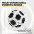Set 215PCS, 3D 14 KADELE Fun Soccer Building Extremely Challenging STEM Building Blocks Decor for Adults Kids, Micro