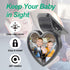 Baby Car Mirror Rear Facing, Convex Rear View Baby Mirrors, 360 Degrees Adjustable for Kids and Infants