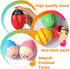 28 Zhanmai Pcs Easter Wooden Shakers Eggs Musical Maracas Egg Percussion Instruments Stocking Stuffers for Toddlers