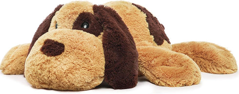 30 inch Stuffed Dog Puppy Plush Toy Labrador Retriever Stuffed Animal Huggable for Kids Girls Boys Birthday Brown