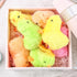 3 Otters 12PCS Wind Up Chick Toys, Colorful Jumping Plush Chicks for Kids Easter Party Favors