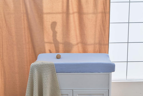 Ultra Soft Muslin Changing Pad Cover, Neutral Fitted Diaper Changing Table Sheets for Baby Boys Girls