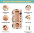 Set 3 4 5 Montessori Screwdriver Board with Lock and Key, Montessori Toys for Year Old, Wooden Screw Driver Activities