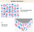 miaozhen 1 Pack 52x28 Cotton Baby Crib Sheets Ultra Soft Lovely Daisy Floral Peach Blue Playard Mattress Sheets