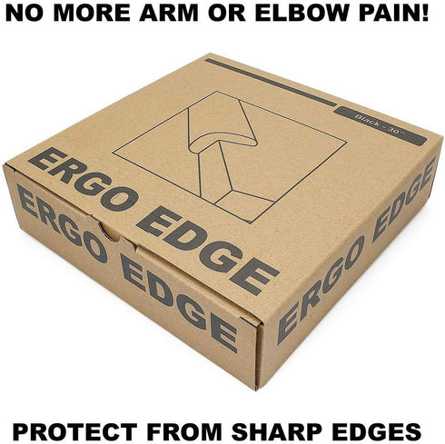 Ergo Edge, Protect Your Arms from Sharp Table Edges, 30" High Density Foam, Black