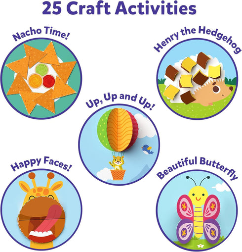 Skillmatics Art & Craft Activity Kit for Toddlers, Scissor Skills Practice, Gifts for Ages 3-7, Travel Toys
