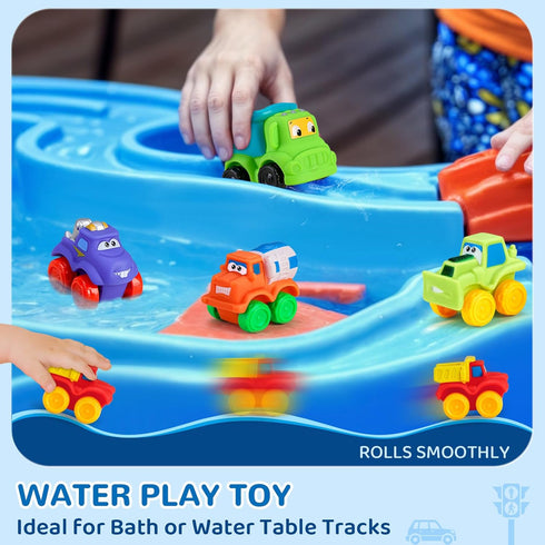 1+ Bag)|12 18 2 3 bessome Soft Rubber Cars Toy for Year Old Boy with Playmat (Storage PCS Construction Cars Baby Toys