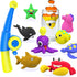 Staroud Color Changing No Hole Magnetic Fishing Bath Toys for Kids Toddlers Baby,