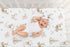 Sweet Jojo Designs Blush Pink, Mint Green and White Boho Baby or Toddler Fitted Crib Sheet for Woodland Deer Floral
