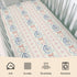 Cstdyfrv 28"x52" Boho Floral Pink Bows Baby Boys Girls Crib Sheets Vintage Flowers Love Heart Baby Sheet Cute Bows