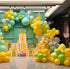KALOR Yellow Balloons, 100 Pcs 5 Inch Mini Matte Latex Balloons for Birthday Decoration, Wedding Party