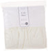 100% 52"L 28"W 13.5" American Baby Company Natural Cotton Percale Ruffled Crib Skirt, Cream, x +