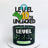 Level 10th Unlocked Cake Topper, Happy 10th Birthday Decoration, Video Game Controller Theme Supplies