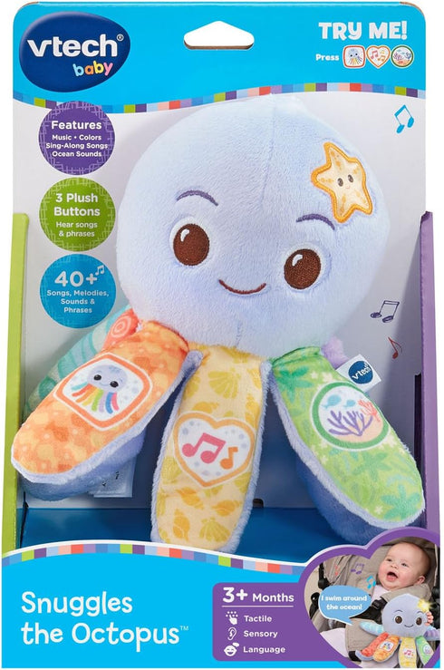 VTech Baby Snuggles the Octopus Musical Plush Toy
