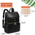 Backpack Leather Diaper Bag for Boy Girl Twins, Toddler Diaper Bag with Multiple Pockets, Cooler Compartment