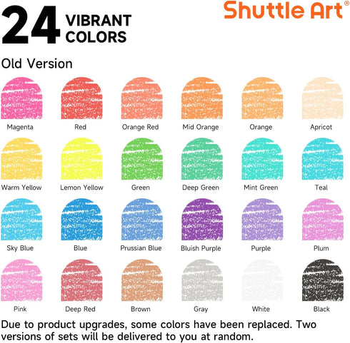 Set 40 24 960 Count Shuttle Art Crayons Bulk - Boxes of Assorted Colors, Durable & Non-Toxic Teacher-Quality Crayons