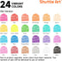 Set 40 24 960 Count Shuttle Art Crayons Bulk - Boxes of Assorted Colors, Durable & Non-Toxic Teacher-Quality Crayons