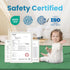 1.3" 50x50 Tummy Thick Baby Play Mat for Floor Playpen, Foam Time Mat, Padded Support Soft Plush Nursery Rug for Infant