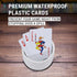 North American Predators Playing Cards, Waterproof Stylish Playing Cards with Organizer Box for Collectors and Game