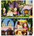 MAGQOO 3D Wooden Dollhouse Miniature DIY Kit with Furniture, 1:24 Box Theater Kit (Pack of 3)