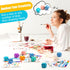 25 Pcs Art Dice Game, 9 Art Inspiration Dice and 16 Education Cards for Creative Drawing and Painting Set