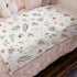 Baby Boho Floral Receiving Blanket 30x40 - Soft Flannel Swaddle Blanket for Boys Girls with Greenery Flowers Leaves