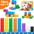 32 PCS Magnetic Blocks for Toddlers Age 3-5, STEM Educational Cubes, Christmas Birthday Gifts for Kids