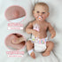 18 Inch 3+ SCOM Realistic Reborn Baby Dolls - Real Life Baby Girl, Lifelike Baby with Anatomically Correct, Newborn