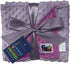 Reversible Unisex Children's Soft Baby Blanket Minky Dot (Lavender/Violet) by Snuggle Stuffs