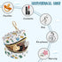 Sinestour Movie Night Popcorn White Pattern Pacifier Holder Case for Diaper Bag Portable Travel Pacifier Storage Case