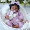 WOOROY Realistic Reborn Baby Dolls Black Girl 18 Inch African American Newborn