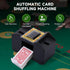 Automatic Card Shuffler 1/2/4/6 Decks, Electric Battery-Operated Shuffler for Poker, Home Card Games