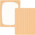 CZXW 52" 28" Stripes Orange White Crib Sheets Fitted x Natural Cotton Soft & Breathable for Baby Crib Mattress