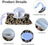 Denlydom Baby Wipe Dispenser, Portable Baby Wipe Holder Refillable Wet Wipes Container for outdoor Reusable Travel Baby