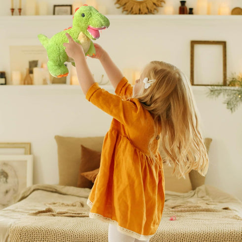 XieKules Animals,9.8 Inch Cute Dinosaur Stuffed Tyrannosaurus Plush Toys,Dino Plushies,Nice Birthday Gifts for Kids