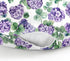 Purple Wildflowers Watercolor Baby Nursing Pillow Covers for Boy Girl Retro Hydrangea Floral Leaves Nursery Slipcovers