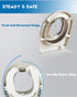 Potty Training Toilet Seat, Toddler Toilet Seat Attachment with Safety Handles, Detachable Soft Cushion, Anti-Slip